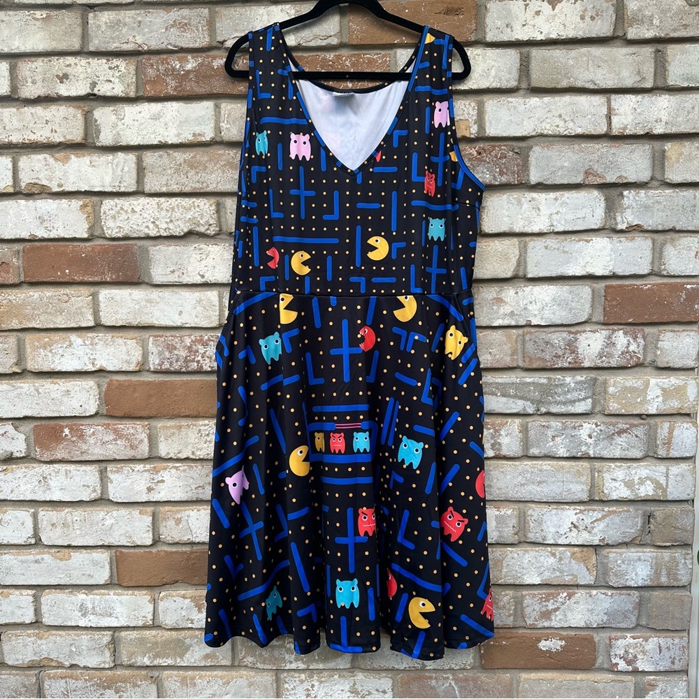 Cowcow PacMan Sleeveless Dress Cow Cow